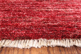 Gabbeh Persian Hand Knotted Wool Rug - 6' 6" X 9' 9" - Golden Nile