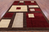 Persian Gabbeh Handmade Wool Rug - 6' 8" X 10' 0" - Golden Nile