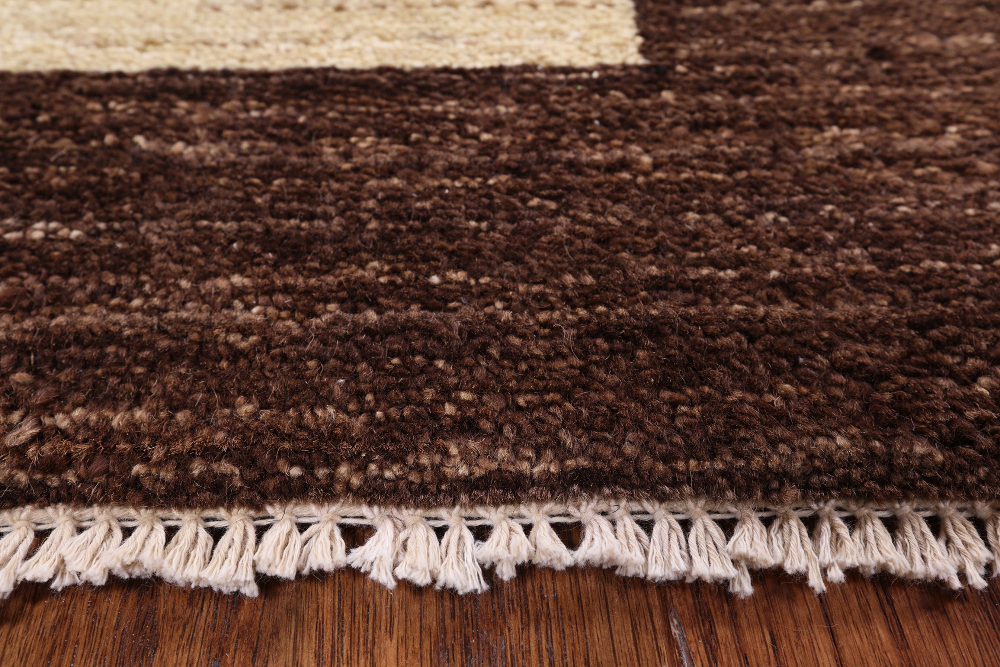 Persian Gabbeh Handmade Wool Rug - 6' 8" X 10' 0" - Golden Nile