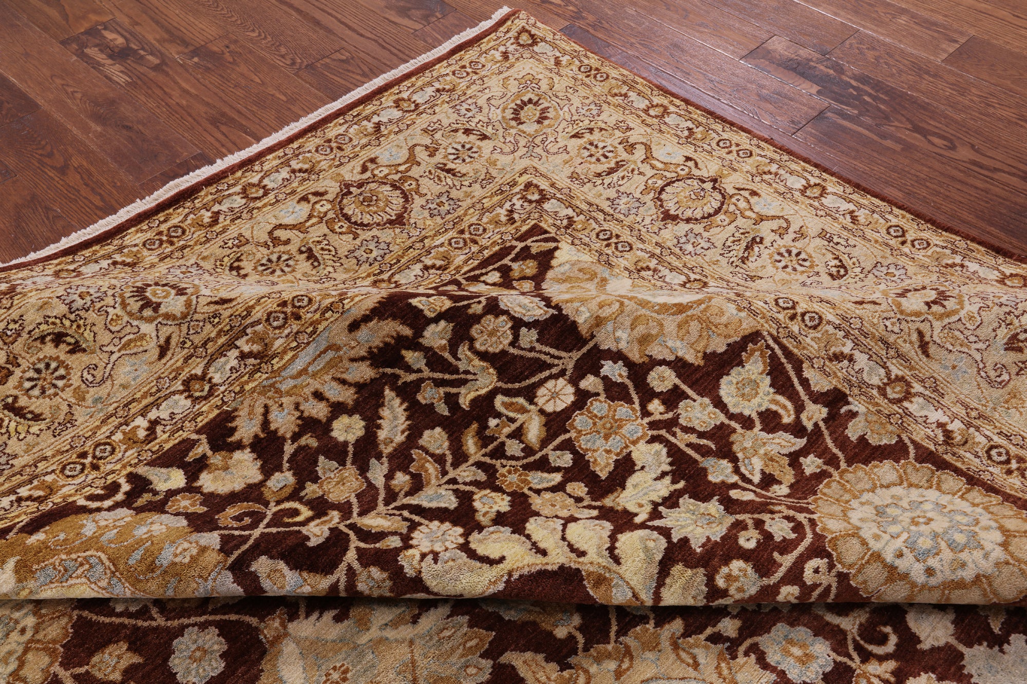 Peshawar Hand Knotted Area Rug - 9' 2" X 12' 7" - Golden Nile