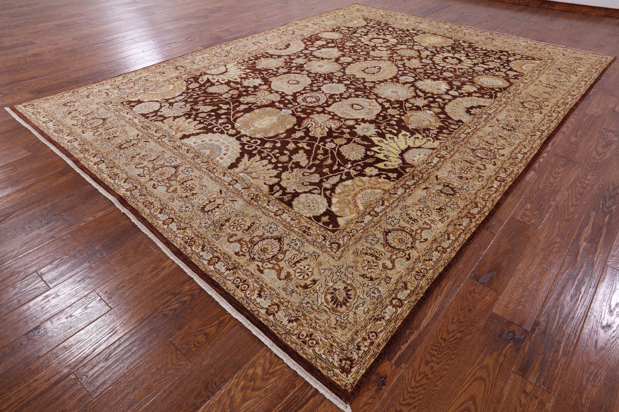Peshawar Hand Knotted Area Rug - 9' 2" X 12' 7" - Golden Nile