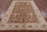 Peshawar Handmade Wool Area Rug - 6' 1" X 9' 1" - Golden Nile