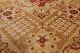 Traditional Peshawar Handmade Wool Area Rug - 9' 3" X 12' 2" - Golden Nile