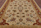 Authentic Peshawar Handmade Area Rug - 9' 1" X 11' 9" - Golden Nile