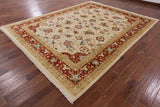 Authentic Peshawar Handmade Area Rug - 9' 1" X 11' 9" - Golden Nile