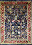 9 X 12 Floral Oriental Peshawar Handmade Area Rug - Golden Nile