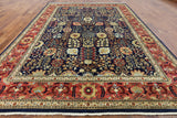 9 X 12 Floral Oriental Peshawar Handmade Area Rug - Golden Nile