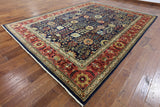 9 X 12 Floral Oriental Peshawar Handmade Area Rug - Golden Nile