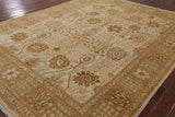 Peshawar Handmade Wool Area Rug - 9' 3" X 11' 9" - Golden Nile