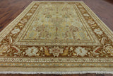 Handmade 10 X 14 Ziegler Oriental Peshawar Area Rug - Golden Nile