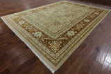 Handmade 10 X 14 Ziegler Oriental Peshawar Area Rug - Golden Nile