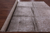 Modern Hand-Knotted Silk Rug - 8' 10" X 11' 9'' - Golden Nile