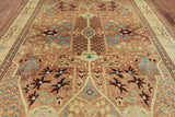 8 X 11 Handmade Oriental Peshawar Area Rug - Golden Nile