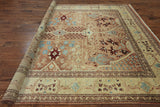 8 X 11 Handmade Oriental Peshawar Area Rug - Golden Nile