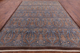 William Morris Hand Knotted Wool Rug - 9' 3" X 11' 9" - Golden Nile