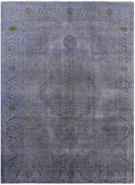 Persian Overdyed Handmade Wool Rug - 9' 6" X 12' 10" - Golden Nile