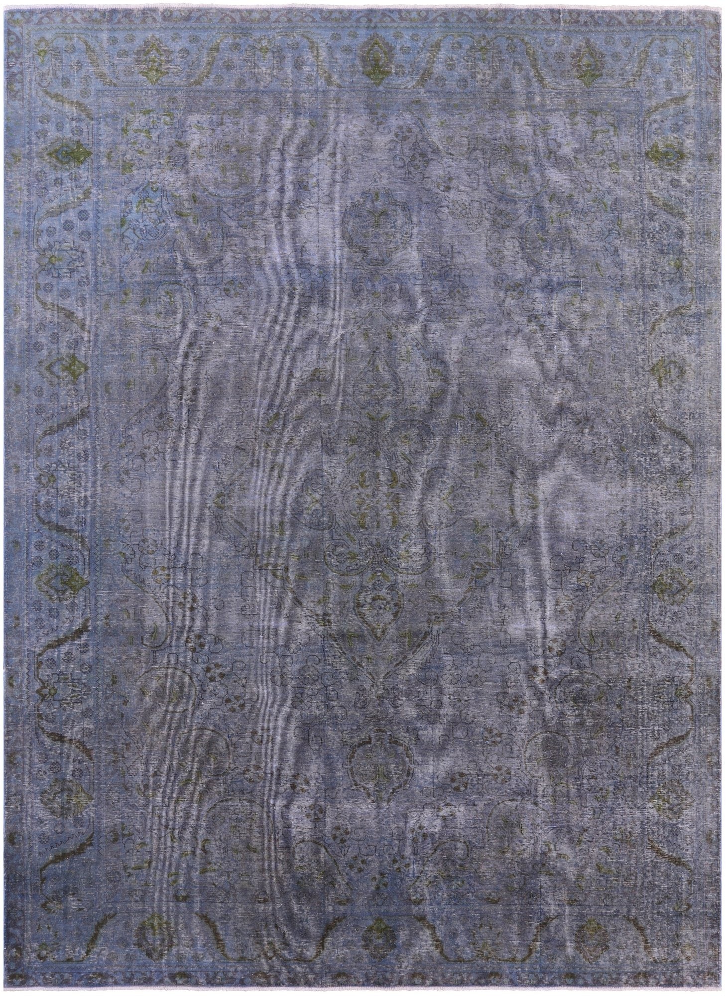 Persian Overdyed Handmade Wool Rug - 9' 6" X 12' 10" - Golden Nile