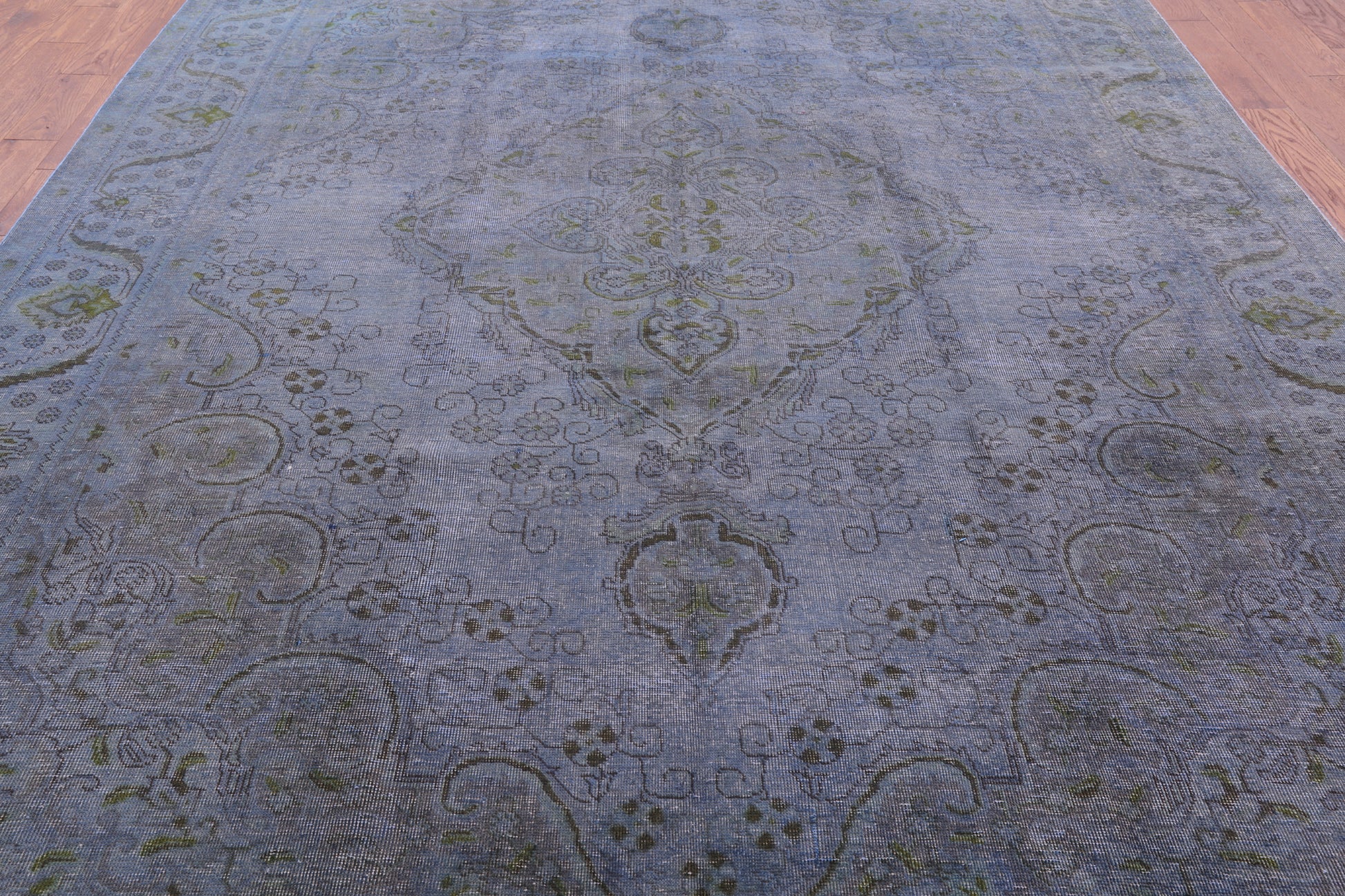 Persian Overdyed Handmade Wool Rug - 9' 6" X 12' 10" - Golden Nile