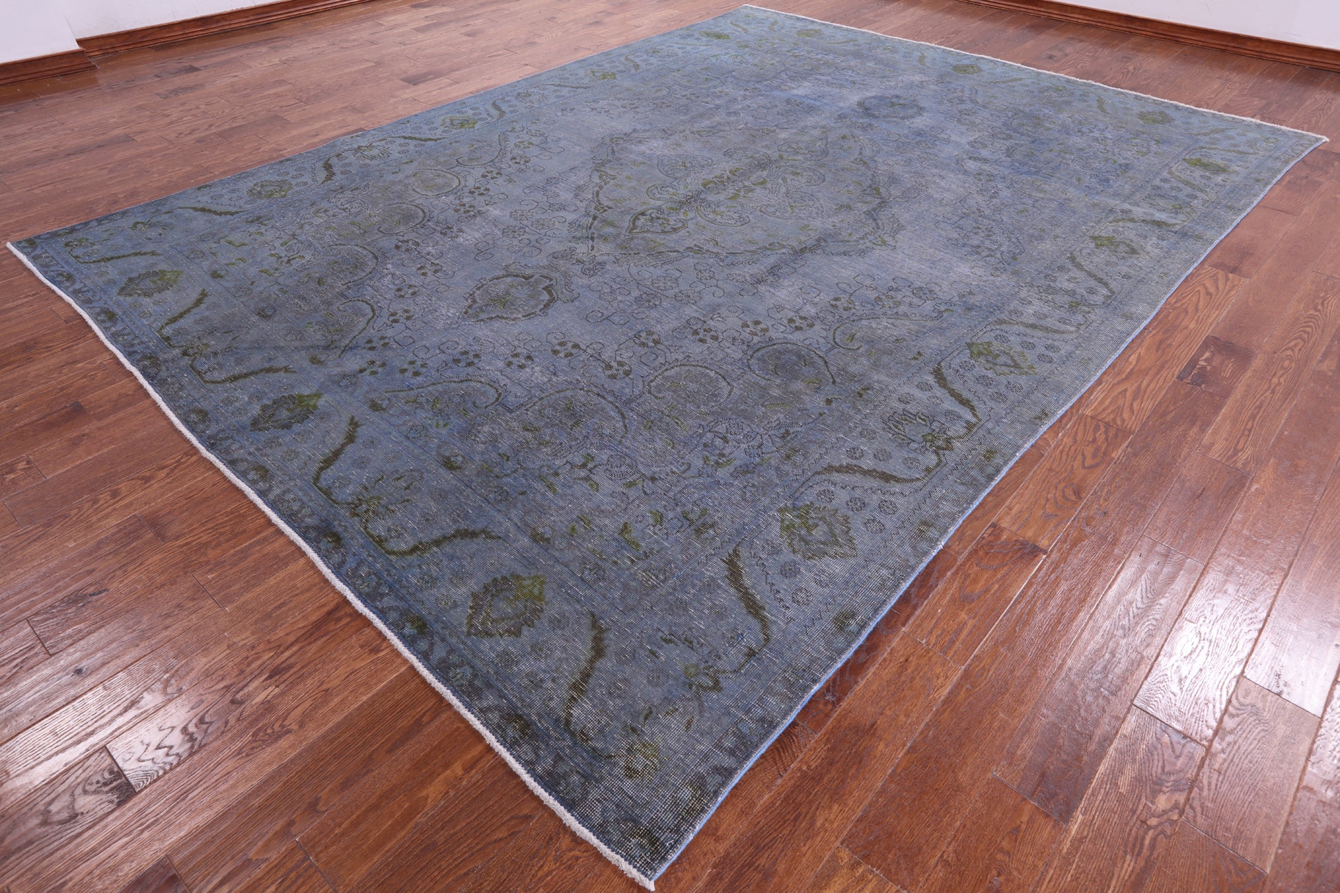 Persian Overdyed Handmade Wool Rug - 9' 6" X 12' 10" - Golden Nile