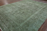 Handmade Overdyed Oriental Wool Area Rug 10 X 13 - Golden Nile