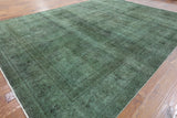 Traditional Overdyed Oriental Wool Area Rug 10 X 13 - Golden Nile