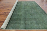 Traditional Overdyed Oriental Wool Area Rug 10 X 13 - Golden Nile