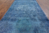 7 X 10 Handmade Overdyed Oriental Wool Area Rug - Golden Nile