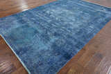 7 X 10 Handmade Overdyed Oriental Wool Area Rug - Golden Nile