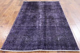 4 X 6 Traditional Overdyed Wool Area Rug - Golden Nile