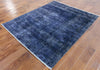 5 X 6 Oriental Overdyed Wool Area Rug - Golden Nile