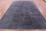 Grey Persian Overdyed Handmade Wool Area Rug - 9' 8" X 12' 9" - Golden Nile