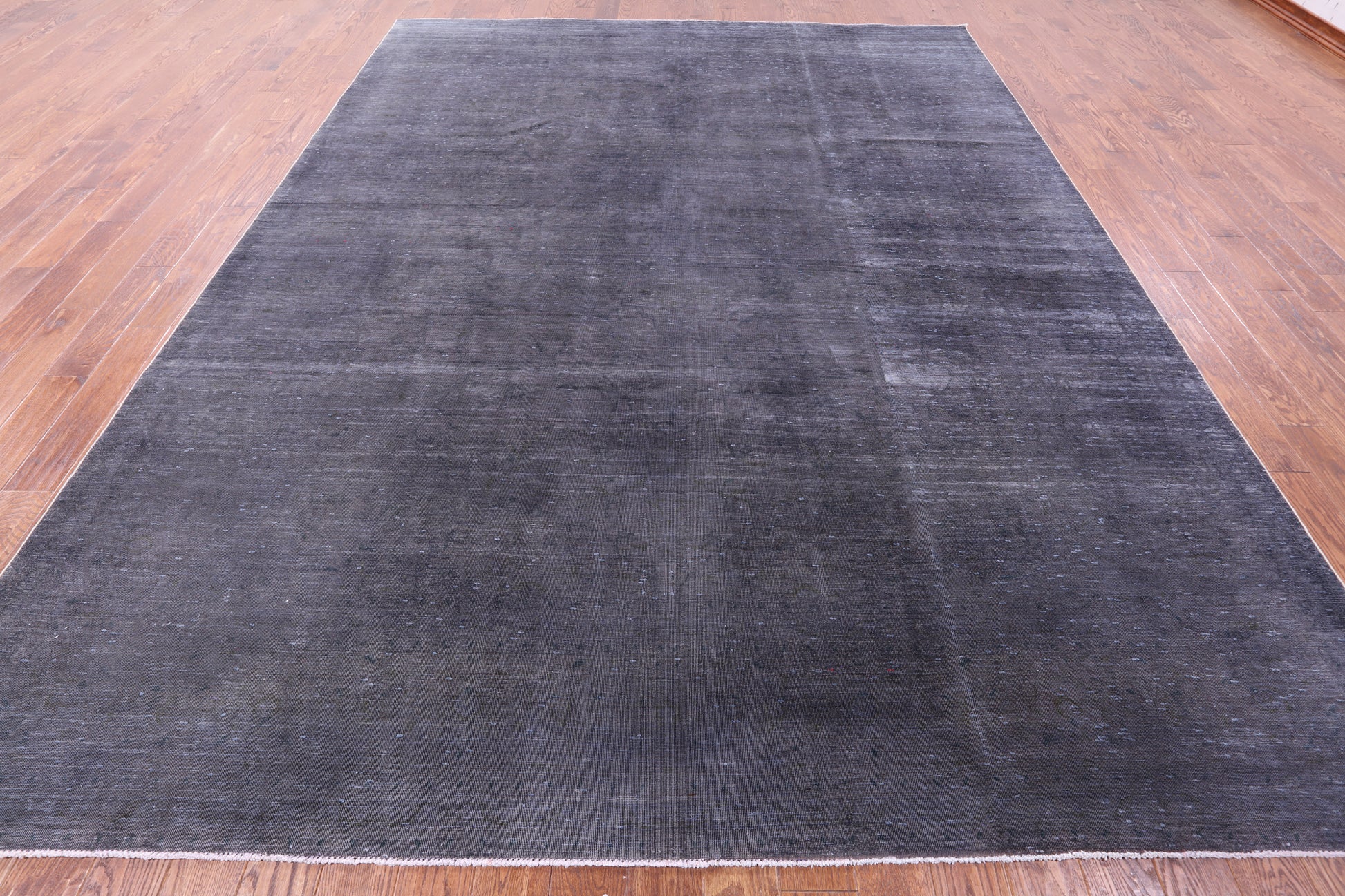 Grey Persian Overdyed Handmade Wool Area Rug - 9' 8" X 12' 9" - Golden Nile