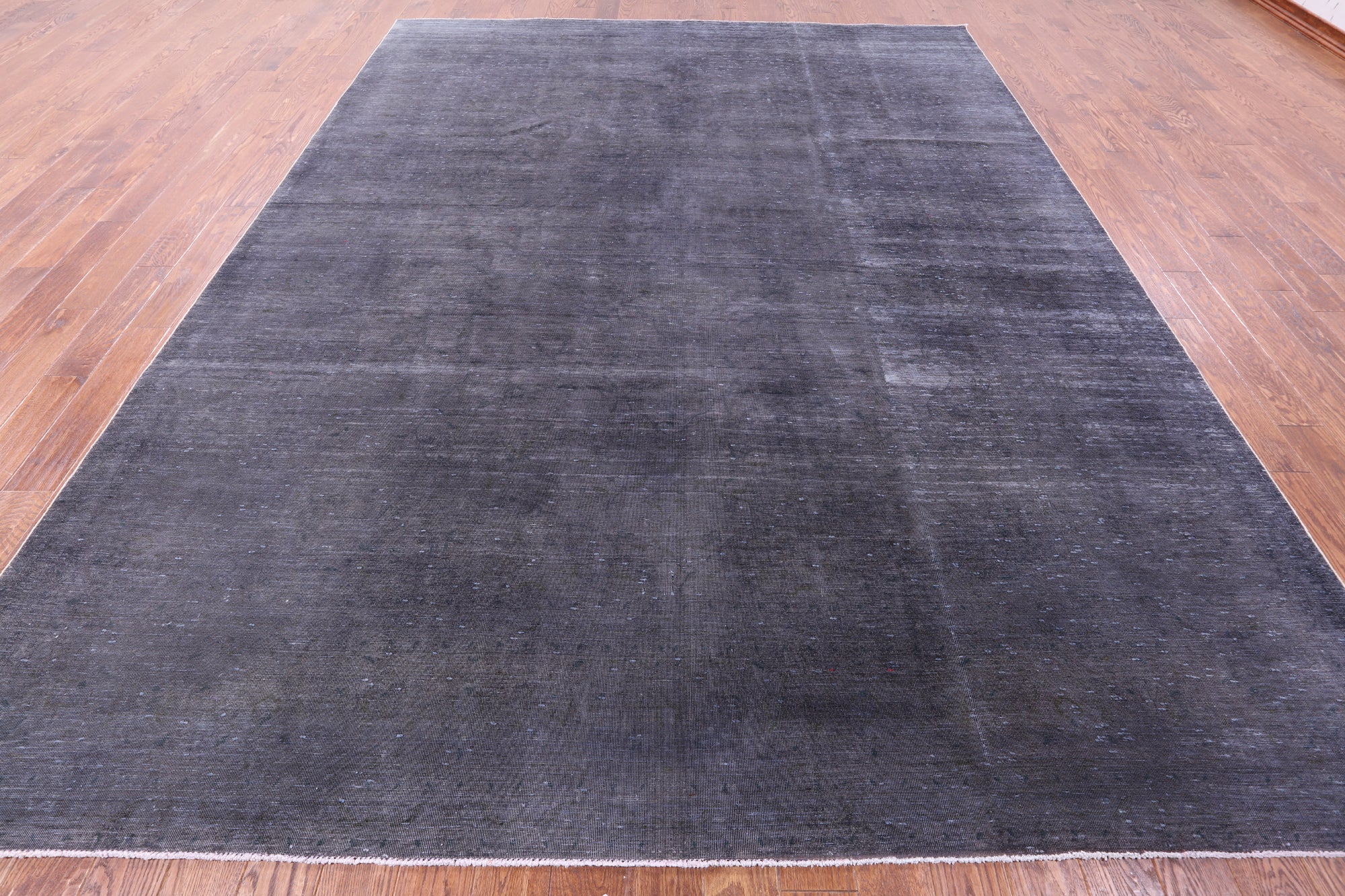 Grey Persian Overdyed Handmade Wool Area Rug - 9' 8" X 12' 9" - Golden Nile