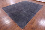 Grey Persian Overdyed Handmade Wool Area Rug - 9' 8" X 12' 9" - Golden Nile