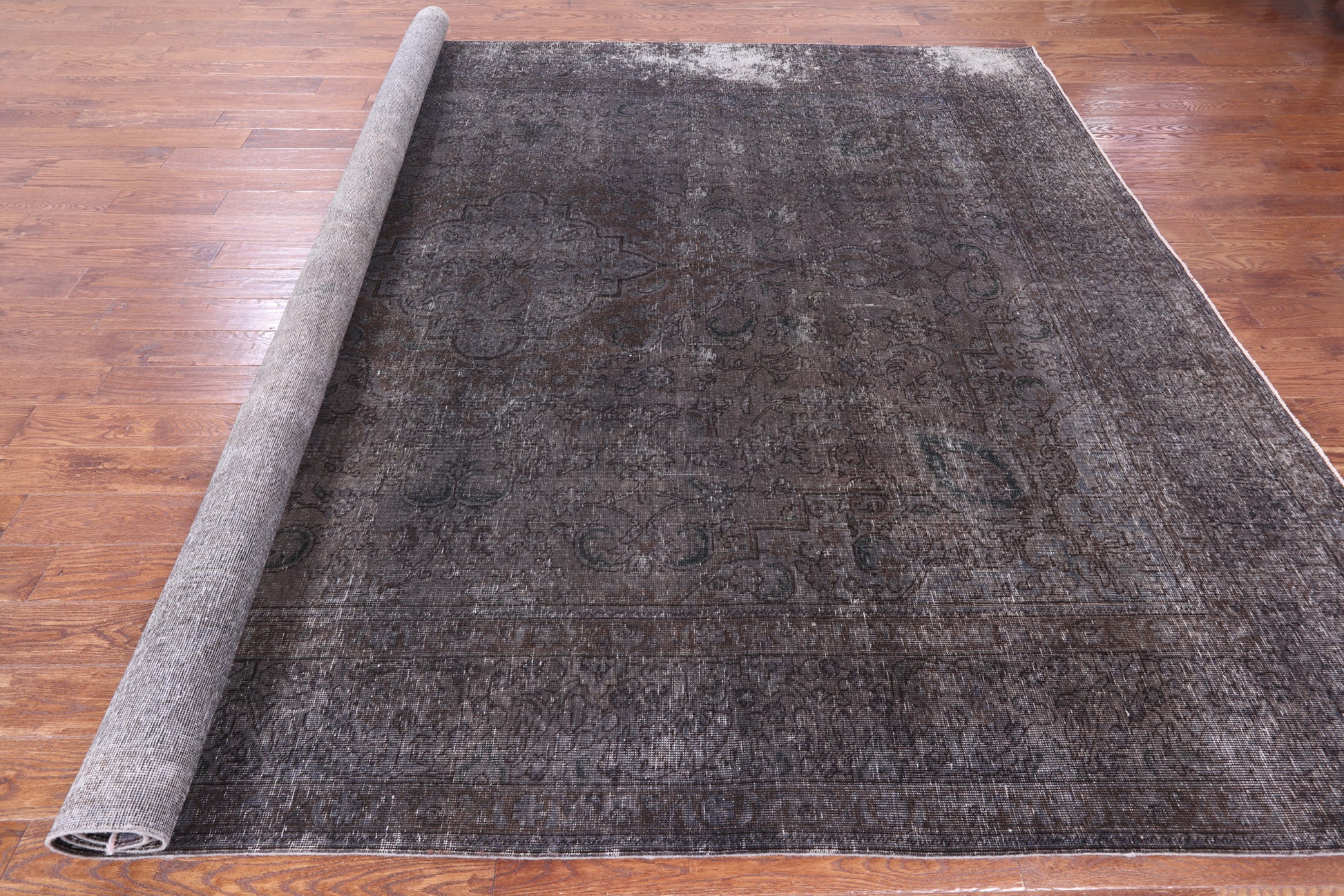 Persian Overdyed Handmade Wool Rug - 9' 8" X 12' 6" - Golden Nile