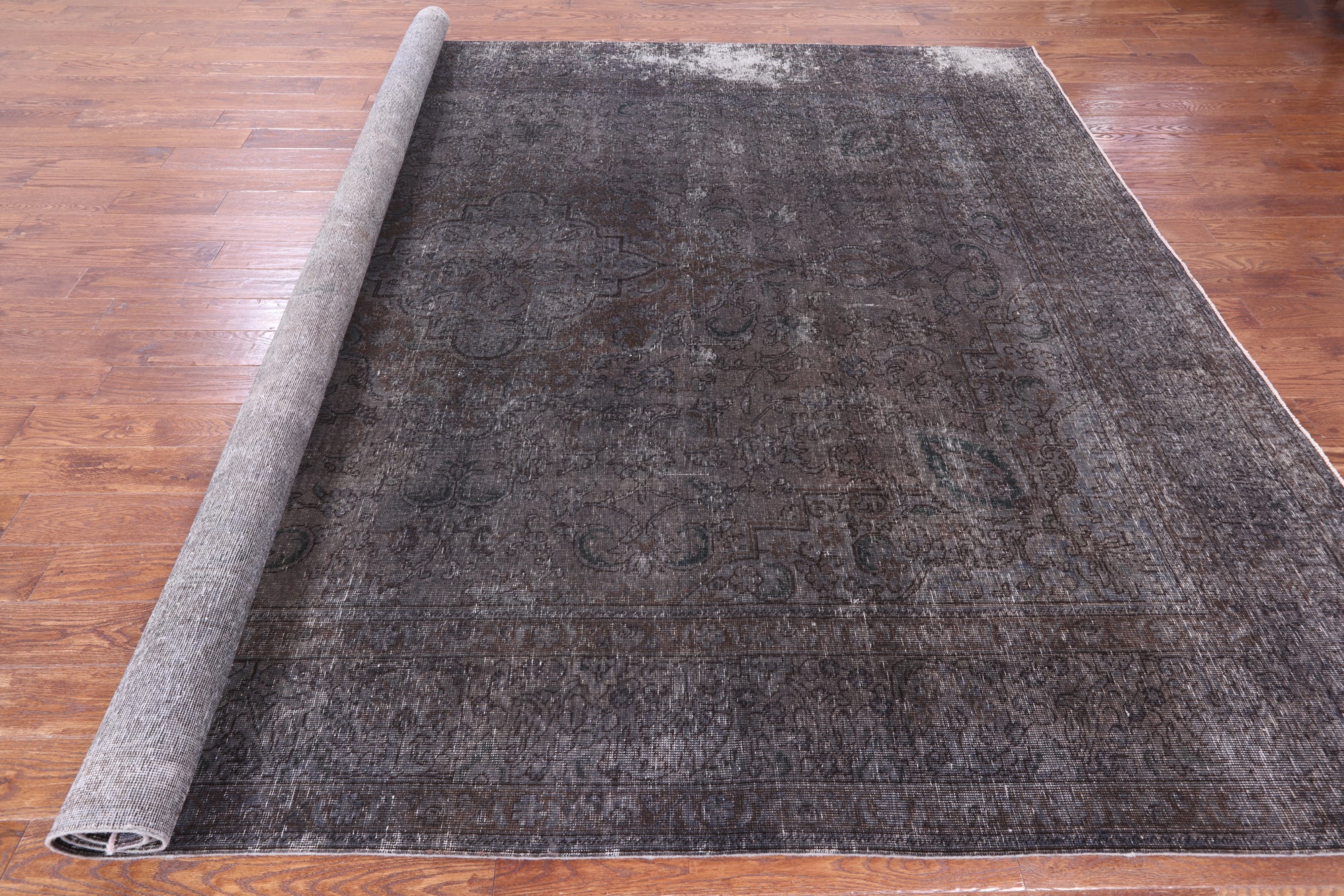 Persian Overdyed Handmade Wool Rug - 9' 8" X 12' 6" - Golden Nile