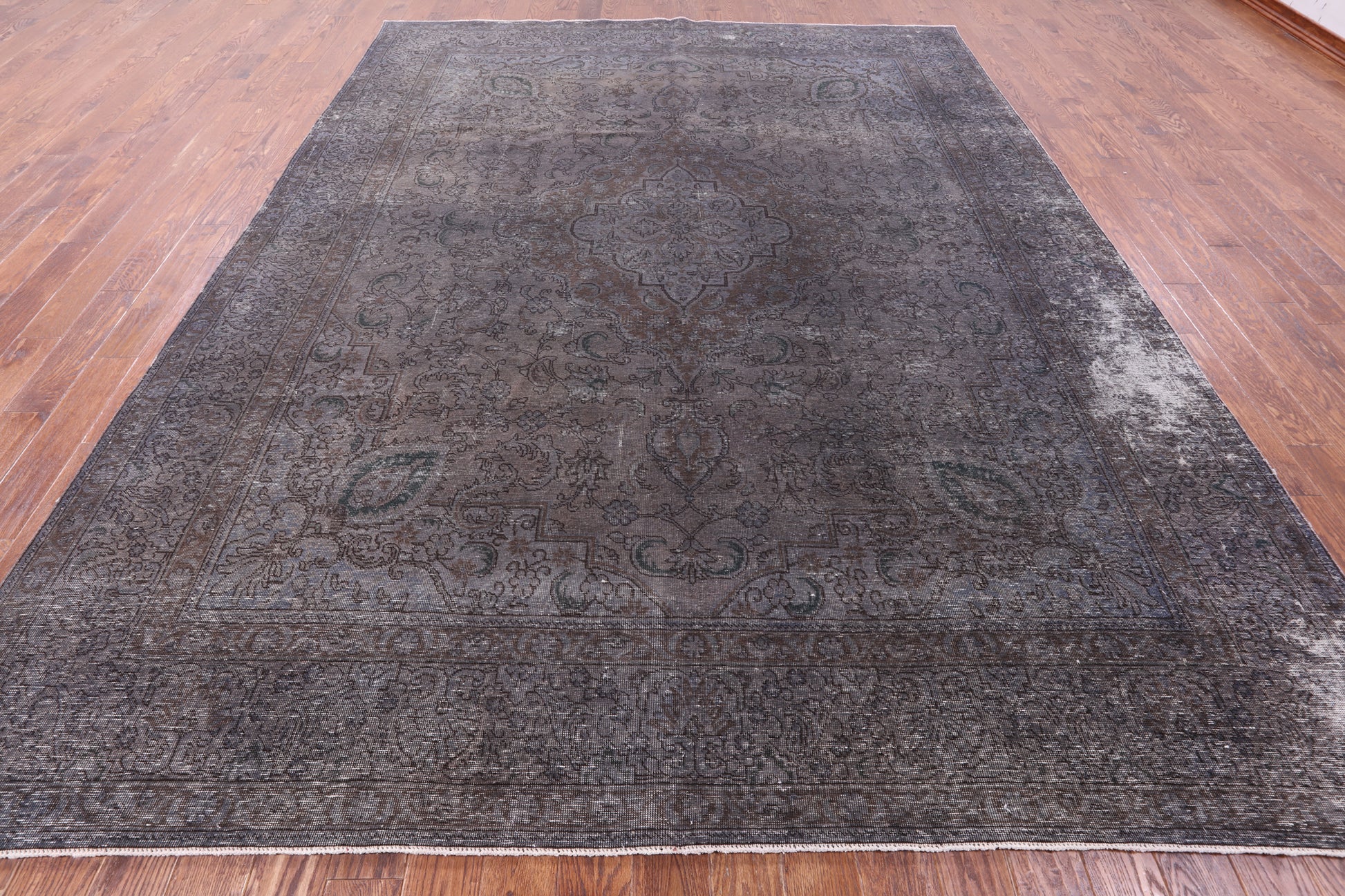 Persian Overdyed Handmade Wool Rug - 9' 8" X 12' 6" - Golden Nile