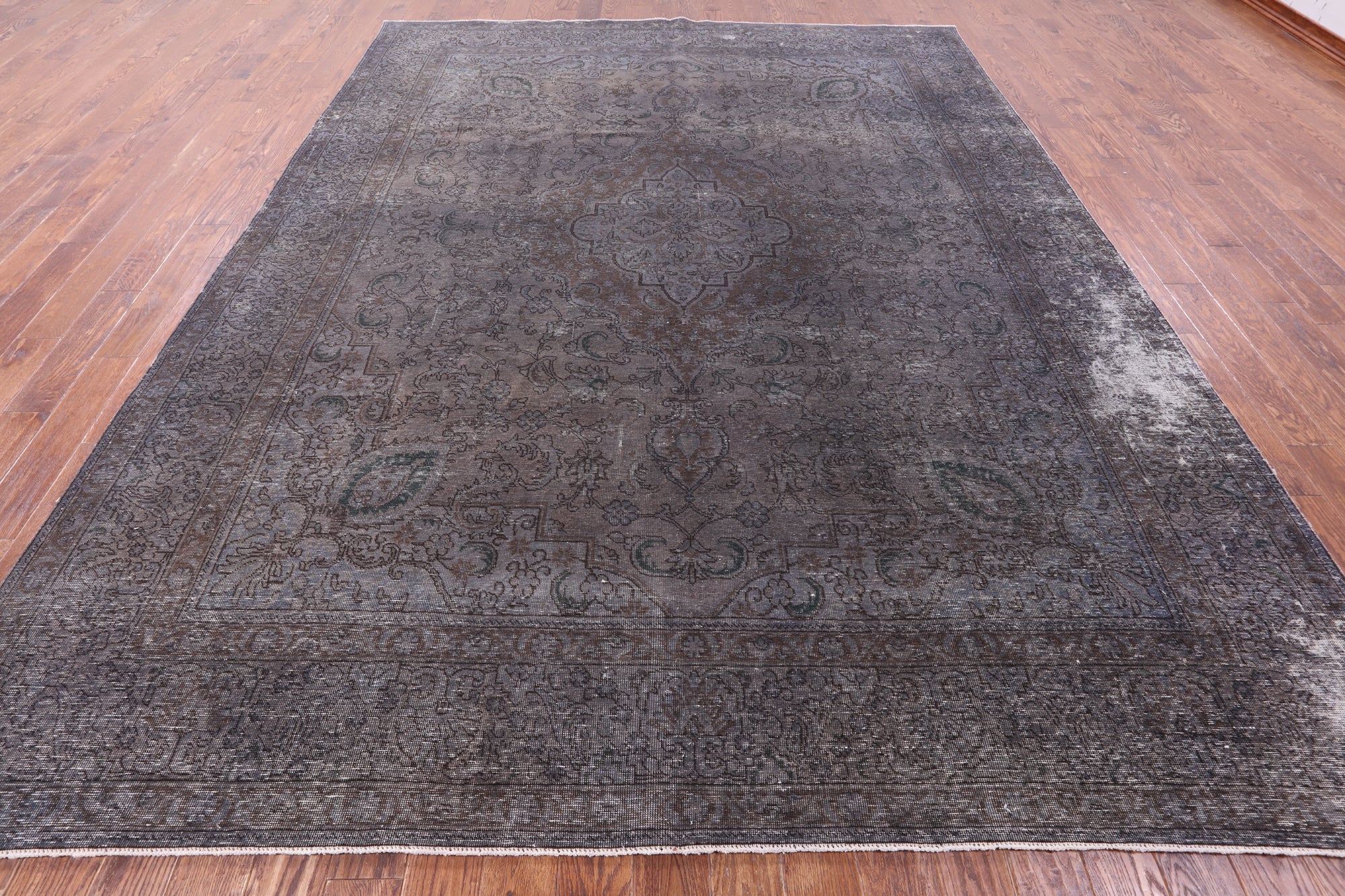 Persian Overdyed Handmade Wool Rug - 9' 8" X 12' 6" - Golden Nile