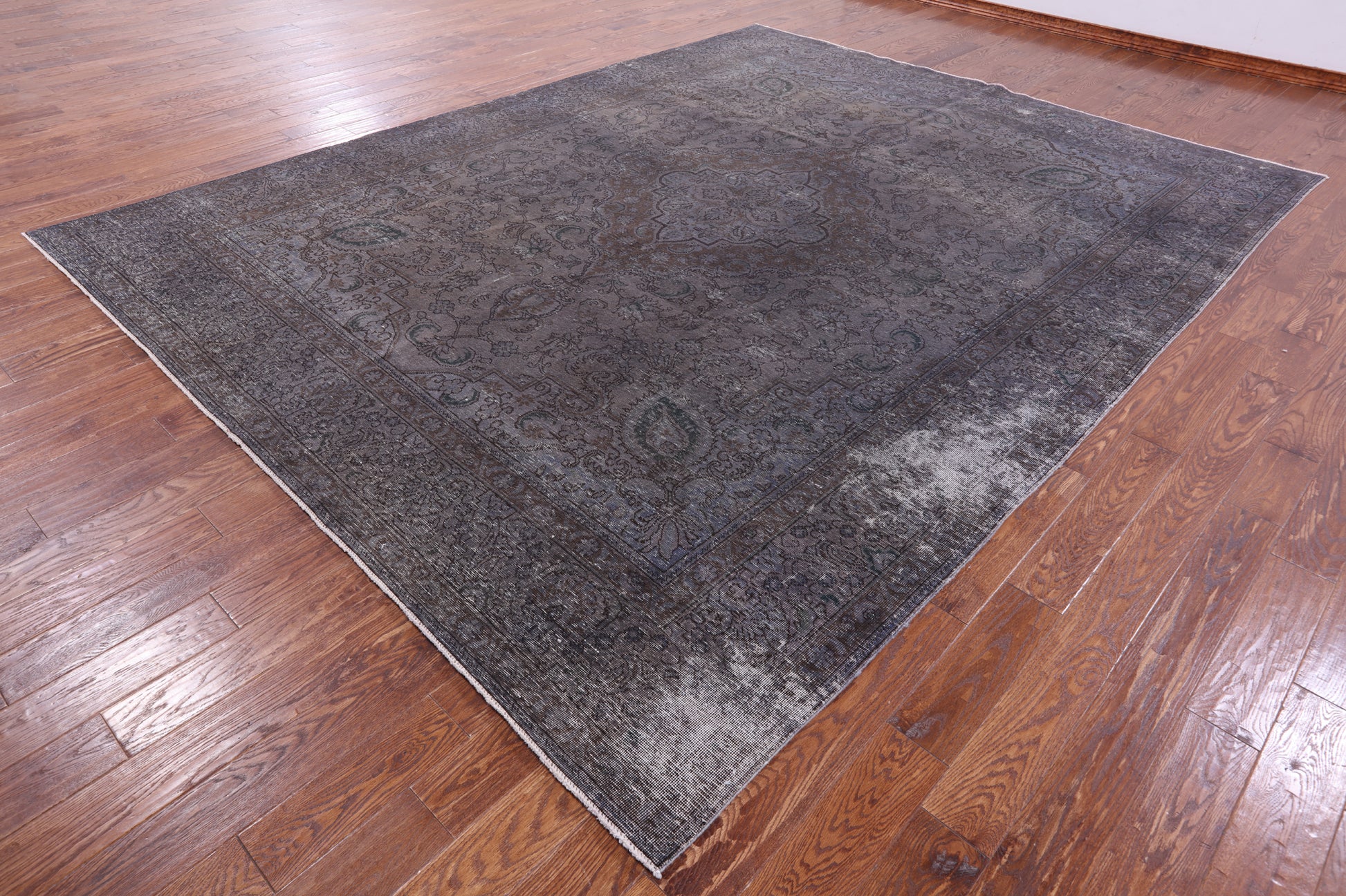 Persian Overdyed Handmade Wool Rug - 9' 8" X 12' 6" - Golden Nile