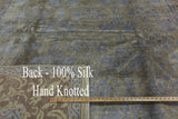 Pure Silk Handmade 8 X 10 Oriental Rug - Golden Nile