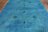 6 X 8 Oriental Peshawar Overdyed Rug - Golden Nile