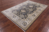 Oushak Hand Knotted Wool Rug - 6' X 8' 8" - Golden Nile