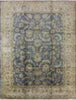 Oushak Oriental Blue Turkish Wool Area Rug 9 X 12 - Golden Nile