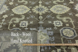 Oushak Oriental Brown & Ivory Wool Area Rug 10 X 14 - Golden Nile