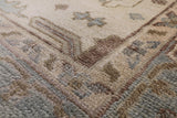 Oushak Hand Knotted Area Rug - 6' X 8' 9" - Golden Nile