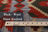 Kilim Reversible Wool On Wool Rug - 10' 1" X 16' 5" - Golden Nile