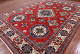 Oriental Kazak Wool Area Rug - 9' 8" X 13' 3" - Golden Nile