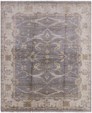 Turkish Oushak Hand Knotted Wool Rug - 8' 4" X 10' 2" - Golden Nile