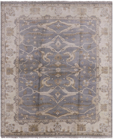 Turkish Oushak Hand Knotted Wool Rug - 8' 4