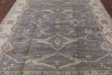 Turkish Oushak Hand Knotted Wool Rug - 8' 4" X 10' 2" - Golden Nile